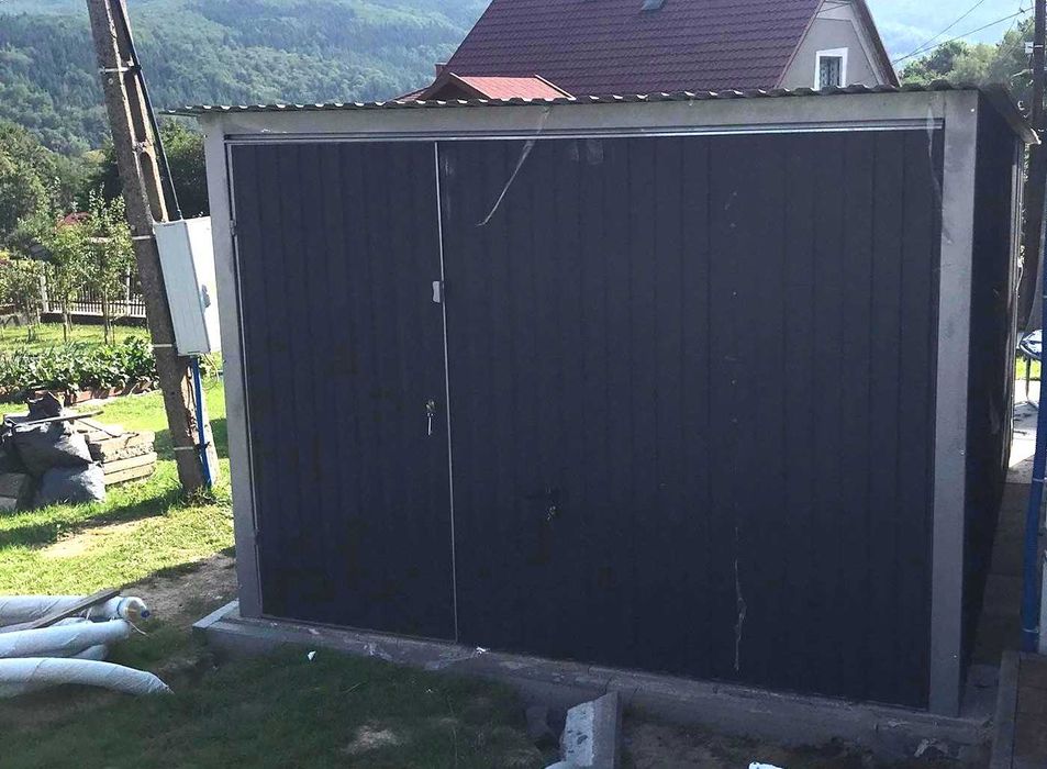 Garaż blaszany 3x5 PRODUCENT Konstrukcji Stalowych