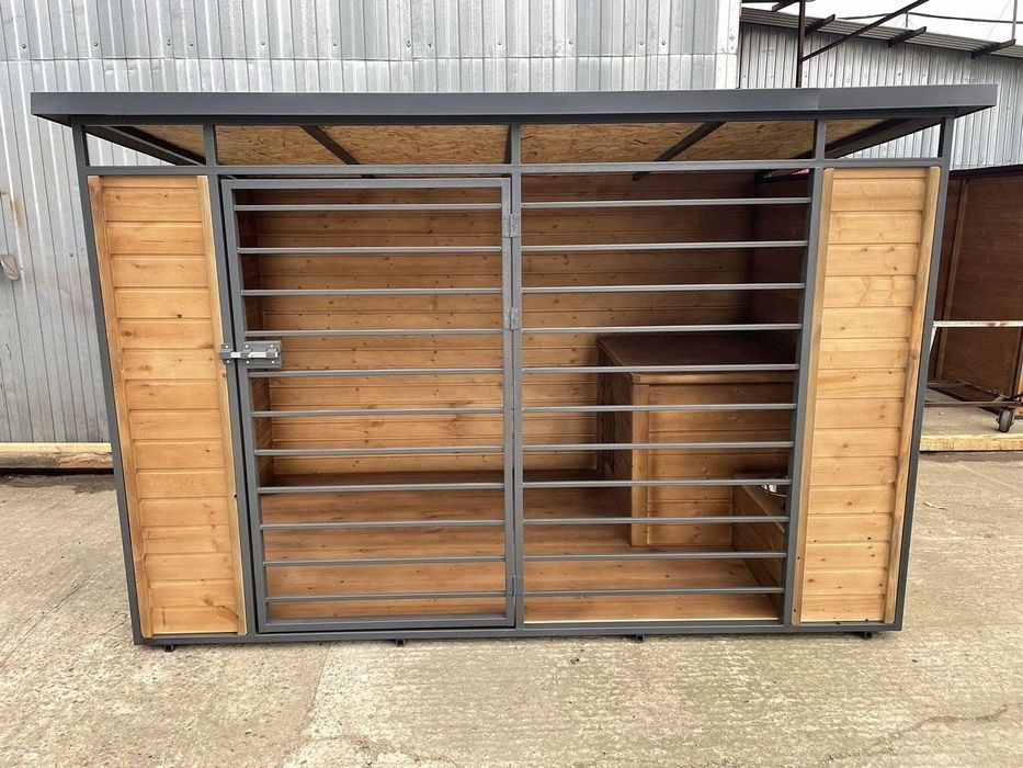 Вольер утеплённый с будкой 2.00/1.50+опции