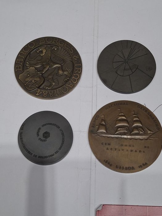 1 Medalhas Banco Borges Irmão  CGD Banco Nacional  ultramarino UBP