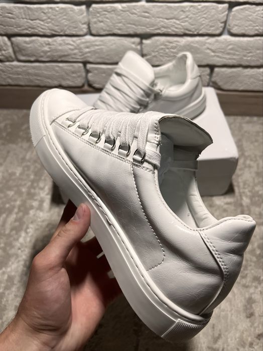 !ТЕРМІНОВО! Білі кросівки Balenciaga Arena Low / кроссовки balenciaga / кросівки баленсіага арена / кеди баленсіага