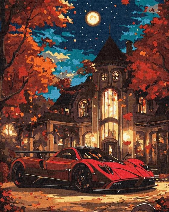 Malowanie po numerach - Życie w luksusie 40x50cm Ideyka ,400x15 mm