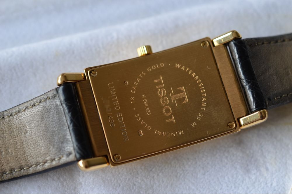 Tissot Lisboa 18K gold limited edition full set