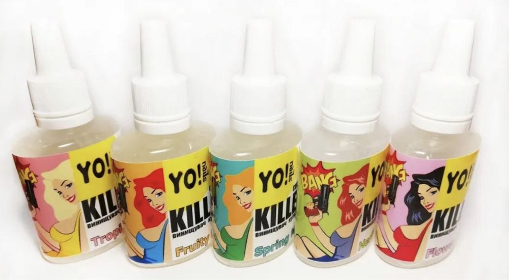 Ремуверы для кутикулы Kodi, Heart, Richcolor лужний, Yo nails