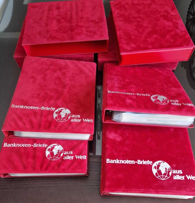 Grande colecção de Notas/Envelopes de todo o mundo