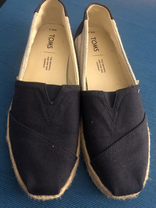 Espadryle Toms Navy University R 37