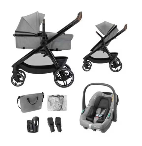 Maxi-Cosi Zelia S - Trio - Ovo, cadeira e alcofa