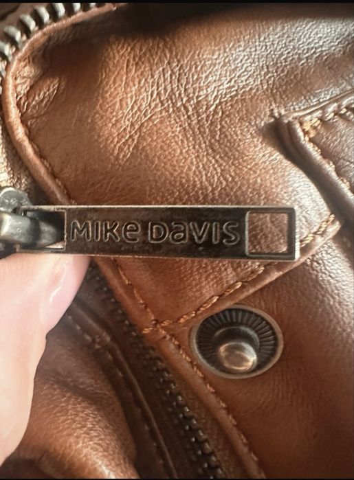 Casaco 100% pele, 36, castanho, mike davis