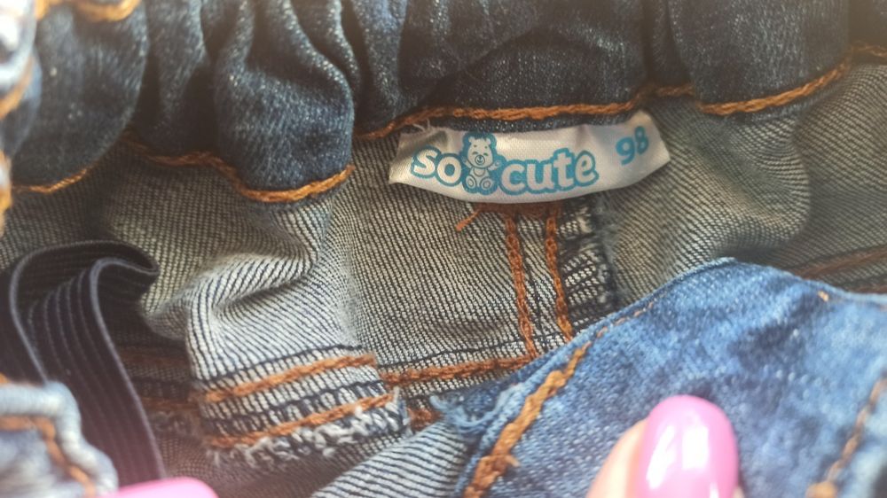 Jeansy chłopięce rozmiar 98