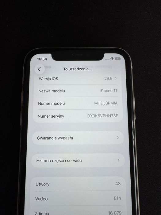 iPhone 11 128 GB, Biały