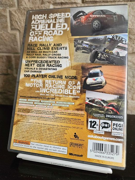 Jogo Xbox 360 - 'Colin McRae Dirt'