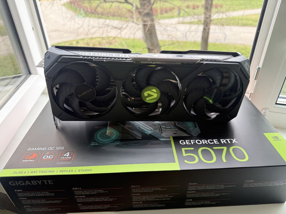 RTX 5070 Gigabyte Gaming OC Гарантия Розетка!