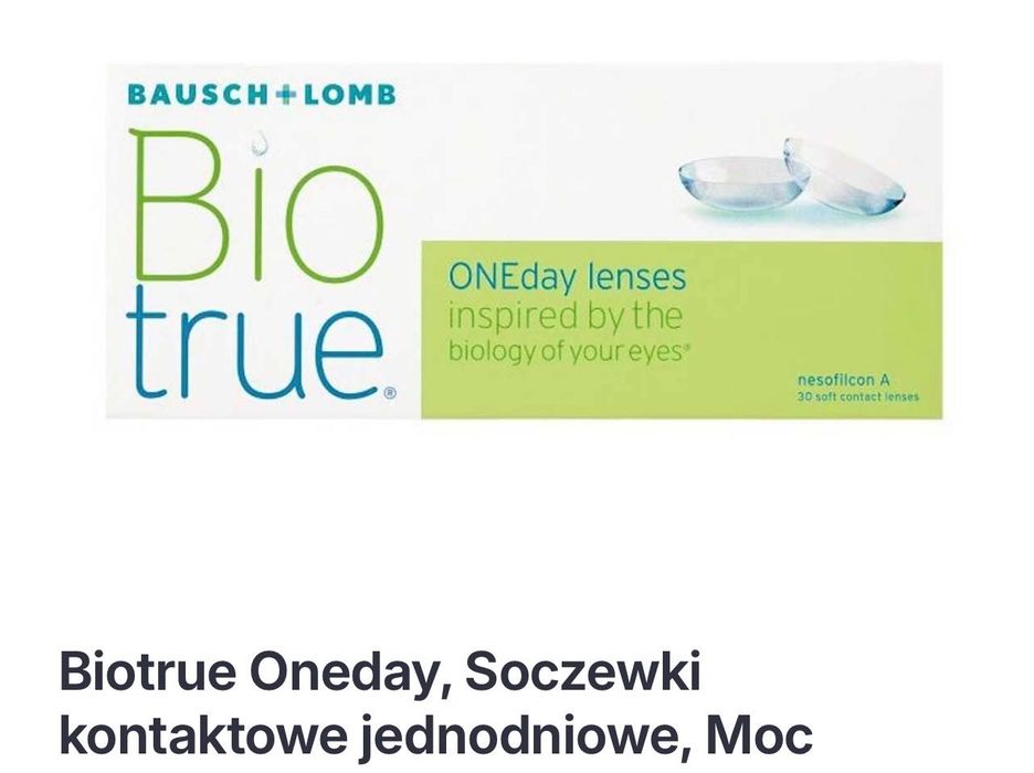 Sprzedam soczewki kontaktowe -6 i -4,75.