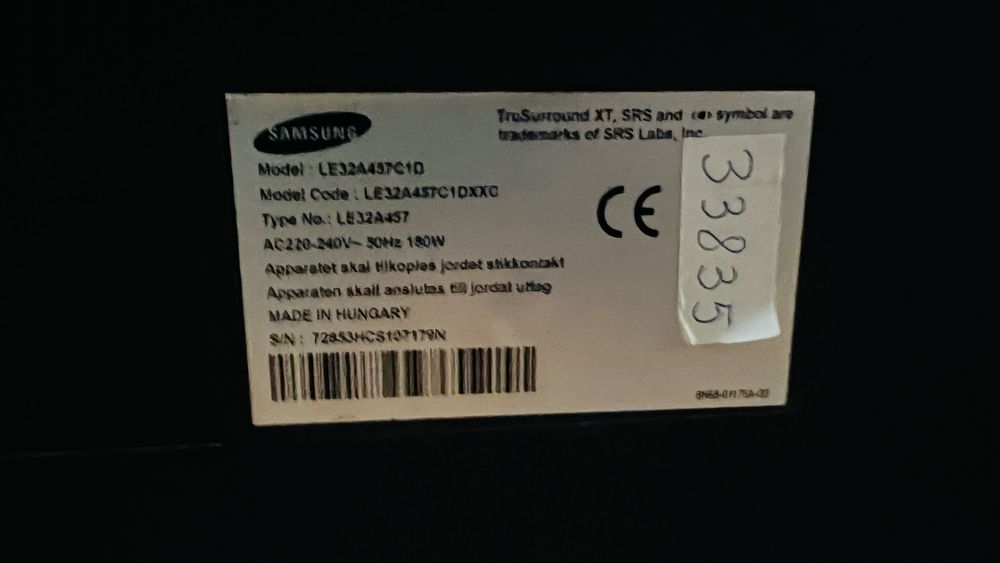 TV Samsung 32" (Série 4) – Excelente Estado