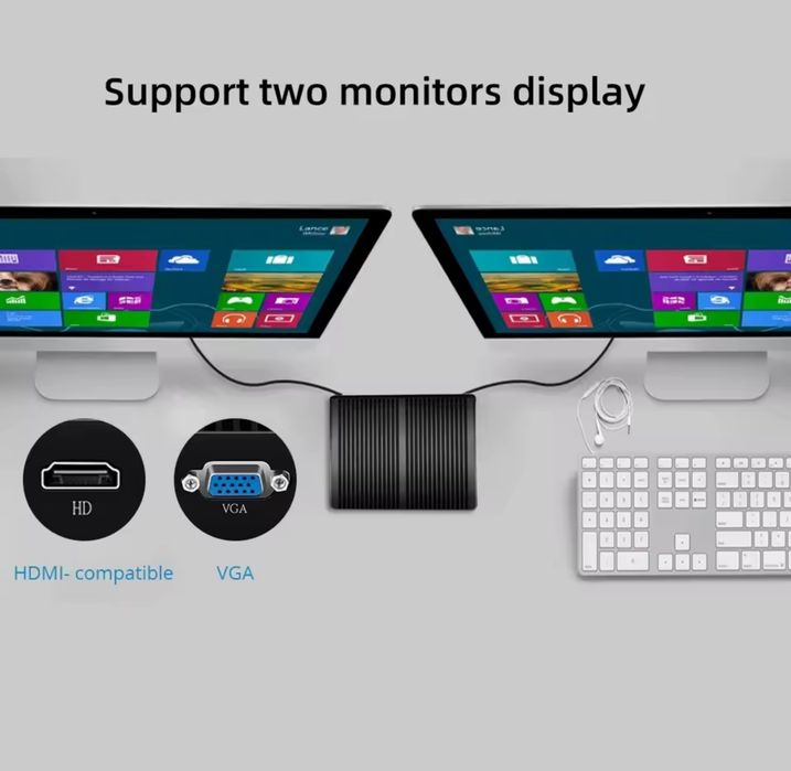 Mini PC - intel core i5 7267u  8GB DDR4  SSD 256 Wi-Fi Bluetooth