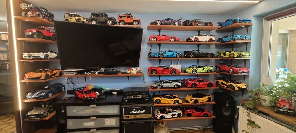 Kolekcja modeli 1:8 LEGO CaDa Mould King Lepin Rastar itp