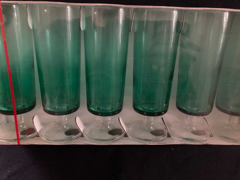 6 vintage flutes de champagne