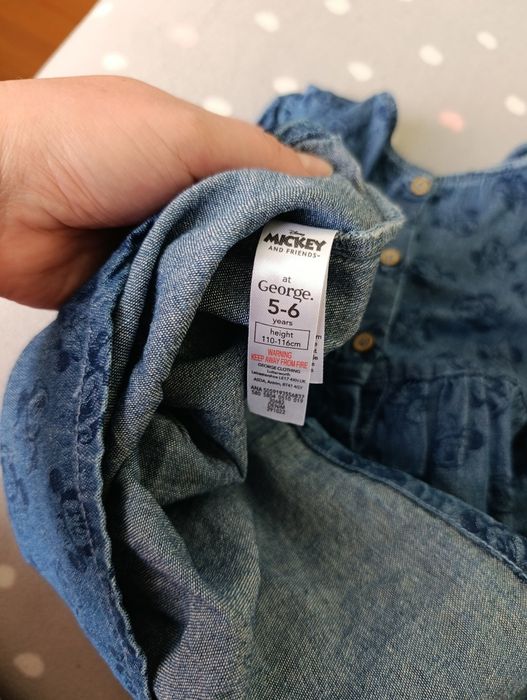 Джинсова сукня для дівчинки