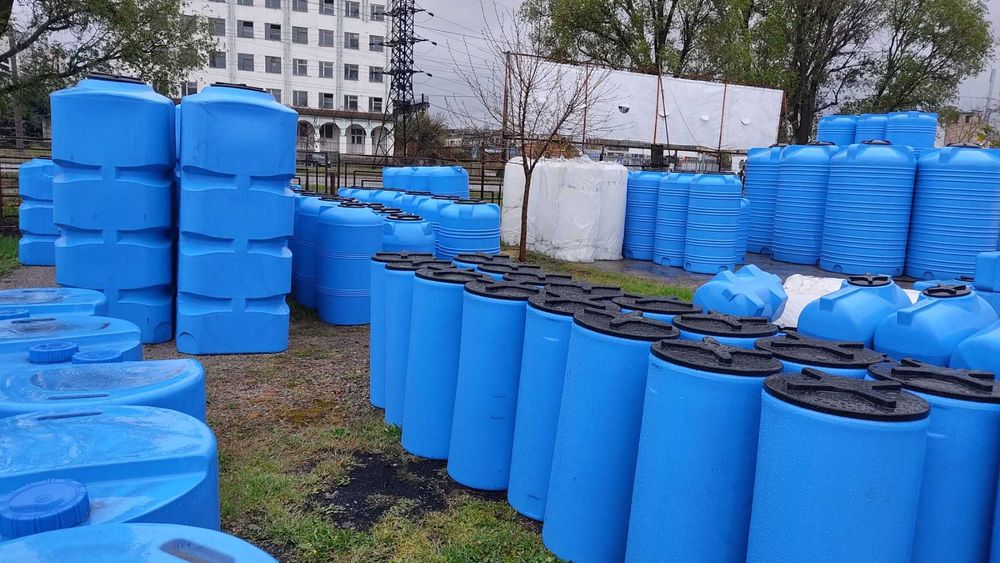 Ємності для води,  пластикові. Ёмкости, бак, бочка, Єврокуб