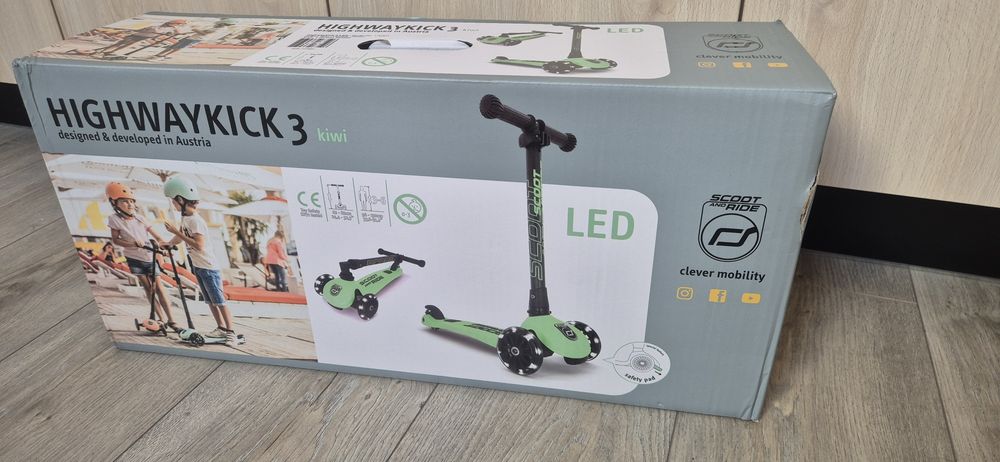 Hulajnoga Scoot and ride Kiwi 3+ Highwaykick 3 Led
