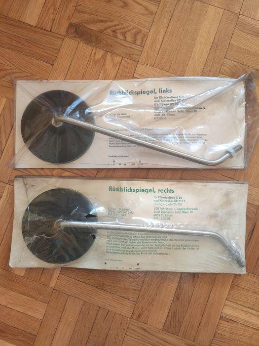 Simson S51 S50 nowe lusterka DDR