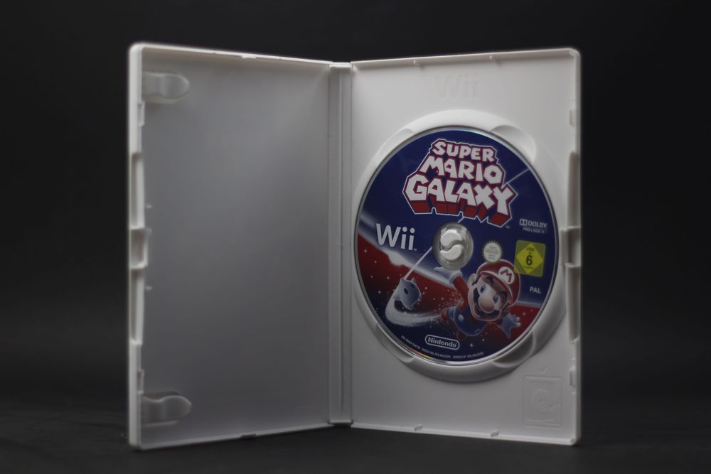 3 Jogos Wii (Super Mario Galaxy + Wii Sports + Wario Ware)