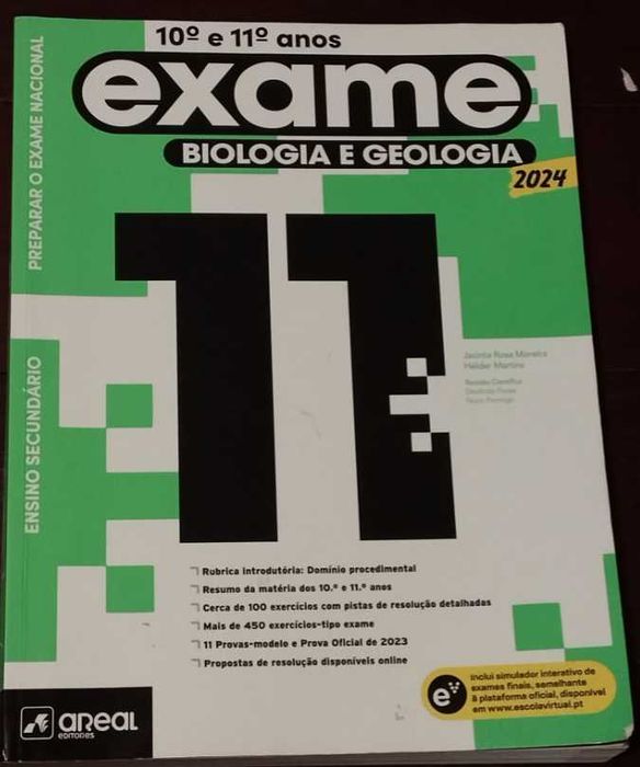 Livro de preparação para exame de Biologia-Geologia RECENTE