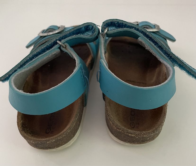 Niebieskie/turkusowe sandałki Geox r.26 dla dziewczynki