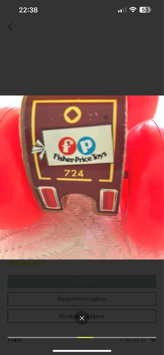 Zabawka Fisher-Price-Toys -Antyk