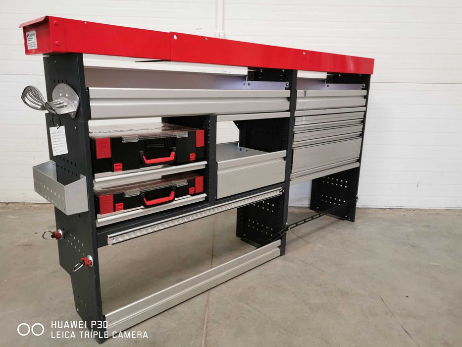 Zabudowa serwisowa regał samochodowy WURTH Proace Expert Vito Jumpy