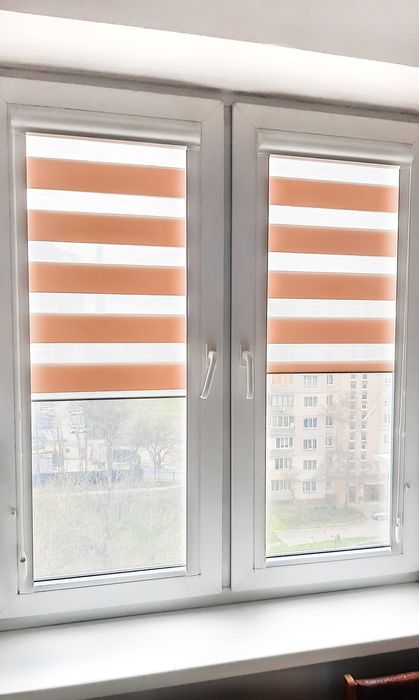 Римская штора любого размера Жалюзи день ночь, Рулонные шторы