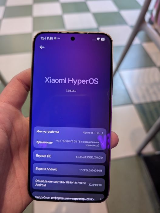 телефон Xiaomi 15t pro 12/512 gb