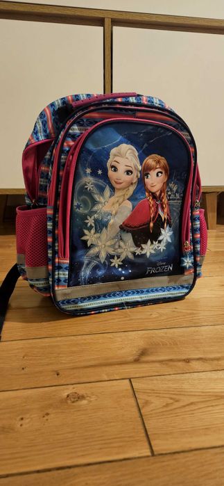 Plecak dla pierwszoklasistki frozen kraina lodu