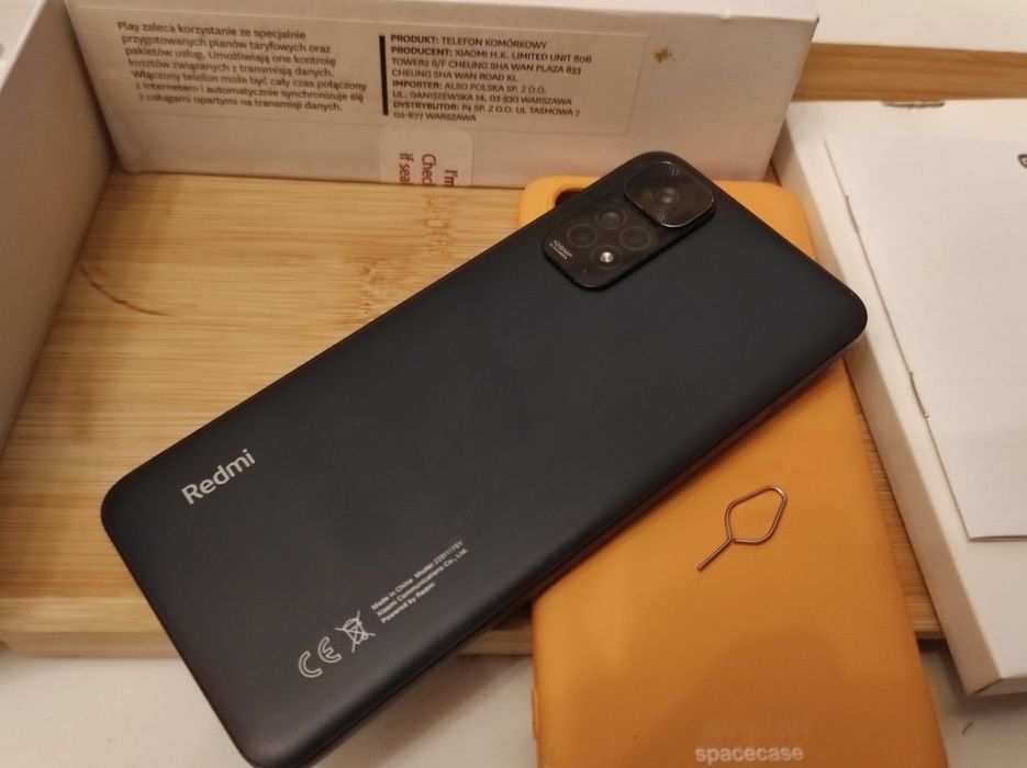 Prawie jak nowy Xiaomi Redmi Note 11S 8GB RAM, 128GB ROM, szkło, case