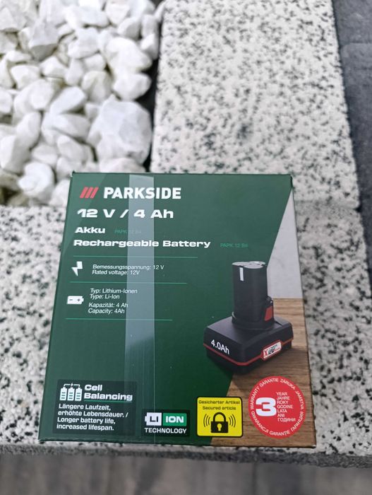 Akumulator Li-Ion Parkside 12 V 4 Ah PAPK 12 B4