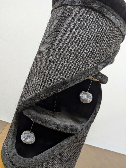 Diogenes Diagonal Basic Drapak Wieża dla Kota 36x75cm Czarna u