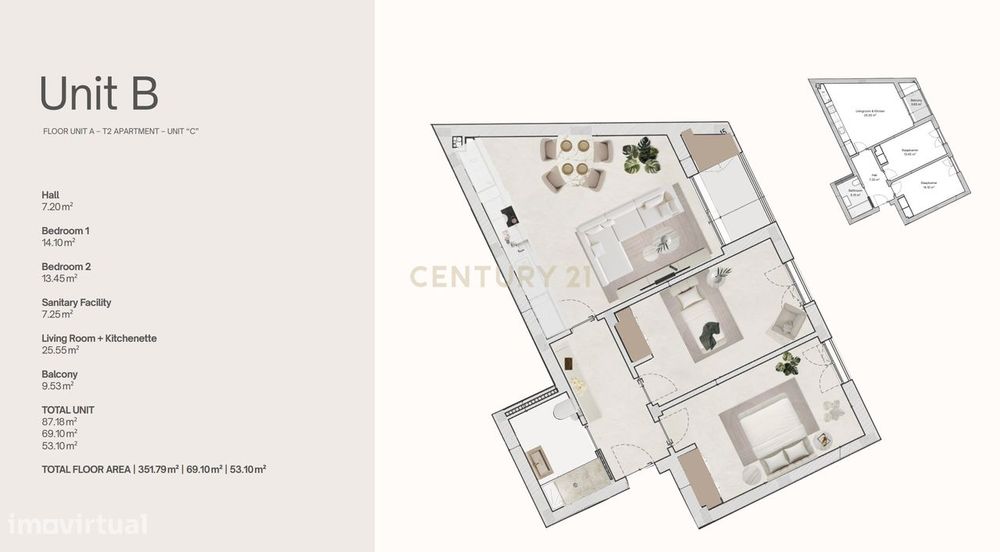 Apartamento T2 Novo, com arrecadação e varanda 1a linha junto ao Rio — Alto Do Seixalinho, Santo André E Verderena, Setúbal