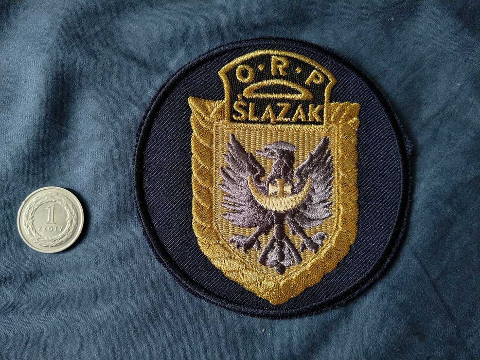 Naszywka korweta ORP Ślązak unikatowa