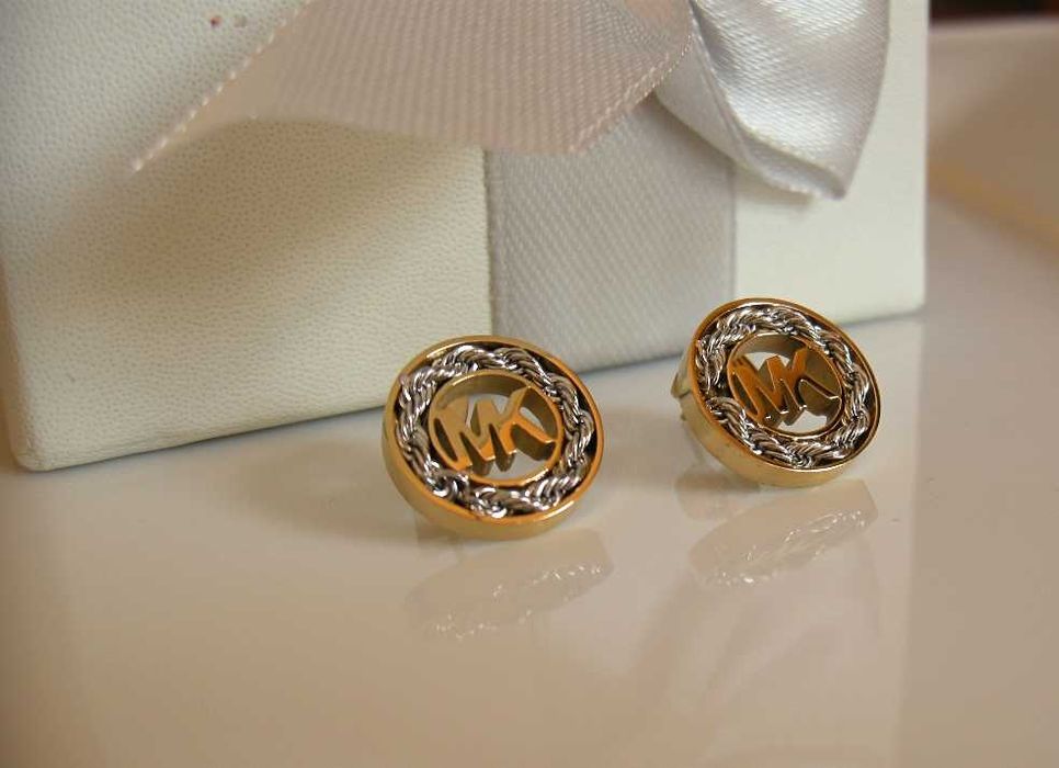 Michael Kors kolczyki logo