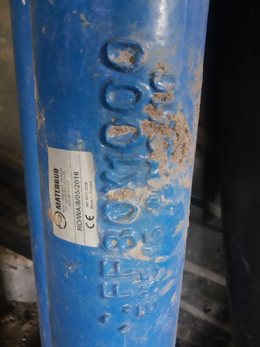 Króciec dwukolnierzowy FF 80x 1000 4 szt