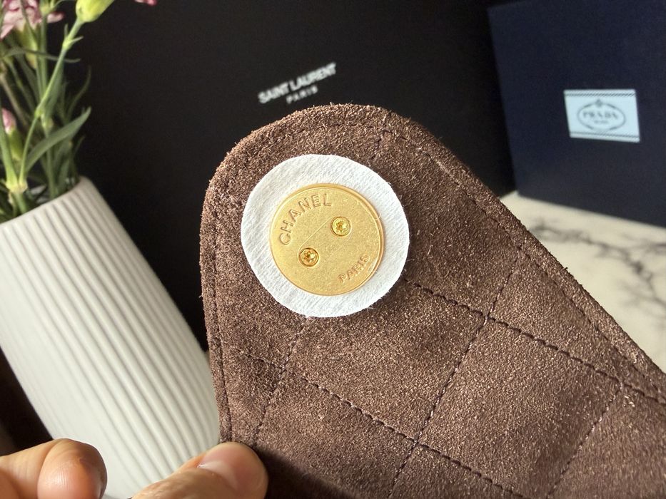 Torebka Chanel S25 Brown Suede