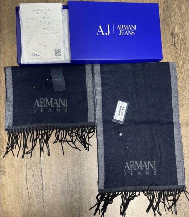 Шарф мужской Шарф Armani кашеміровий