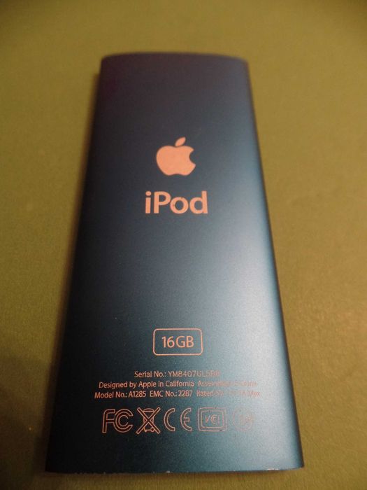 2 Ipod Nano 16gb Azul, com avaria na bateria (Caixa vermelha)