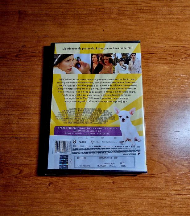 VIRTUDE FÁCIL (Colin Firth/Jessica Biel/Kristin Scott Thomas) NOVO/SEL
