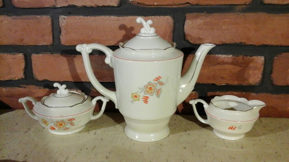 Serwis Carl Tielsch ALTWASSER,CT TIELSCH,Germany, Porcelana Śląska CT