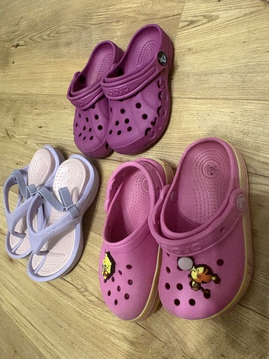 Buty crocs klapki sandały zestaw C9 C10 rozm. 26-27