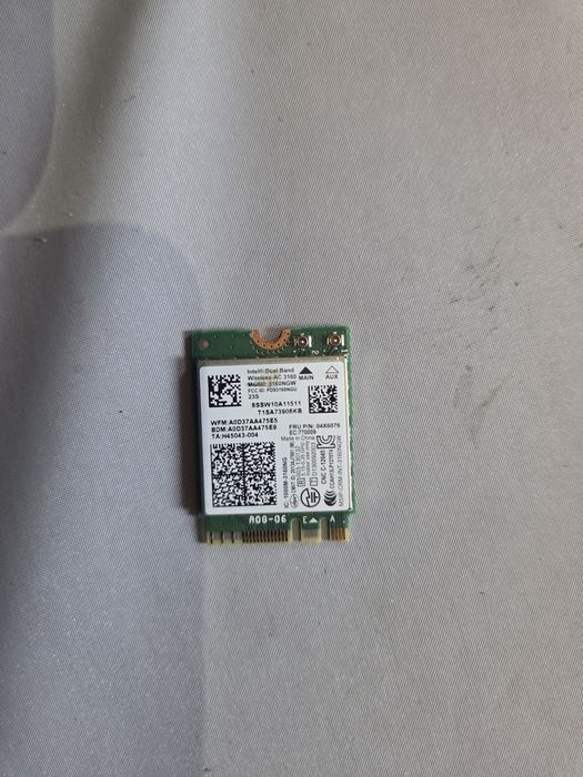 Sprzedam karte sieciową WIFI do Laptopa LENOVO IDEAPAD 100s 14IBR