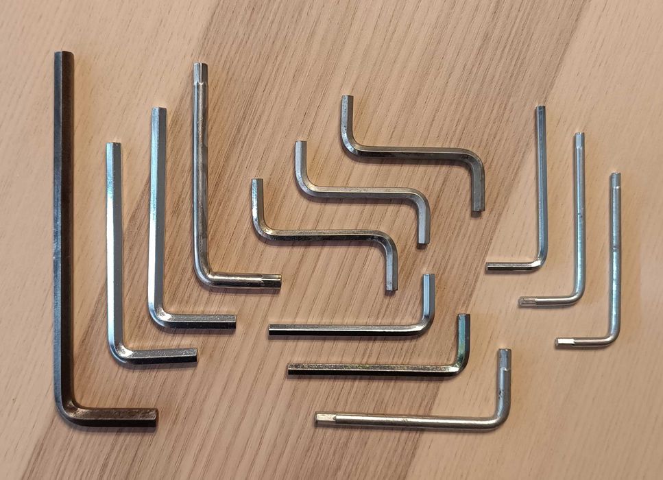 Набор ключей шестигранников 16шт (новый)