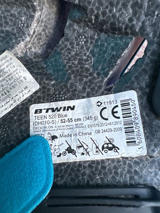 Kask BTWIN 52-55 cm
