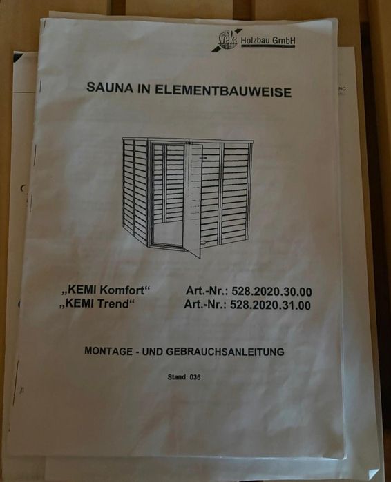 sauna  fińska drewniana kompletna dwu cztero osobowa