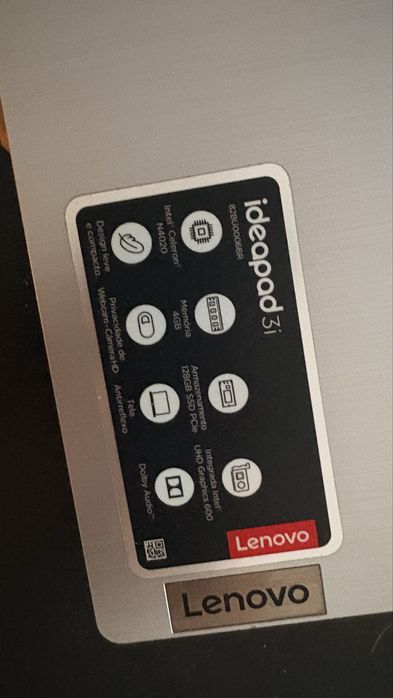 Lenovo IdeaPad 3i | SSD 128GB | 4GB RAM | Intel Celeron | Excelente Estado